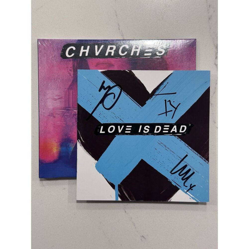Churches ~ Love Is Dead ~ Autographed CD with COA ~ Entire Band SIGNED #4